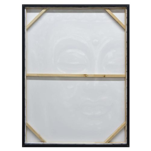 90X120cm Serene Radiance Champagne Framed Canvas Wall Art