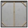 100X100cm Soft Essence Gold Framed Hand Painted Canvas Wall Art