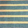 Green/yellow cotton kilim rug 90×150 cm