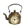 Table Clock – Old Brass Tea Kettle
