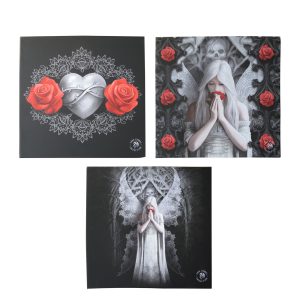 Anne Stokes Set of 3 Only Love Remains Wall Canvas