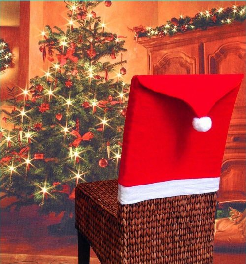 Christmas Chair Covers Tablecloth Runner Decoration Xmas Dinner Party Santa Gift, Table Runner (34 x 176cm)