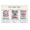 50x70cm Canvas Hessian Christmas Santa Sack Xmas Stocking Reindeer Kids Gift Bag, Cream – Overnight Service