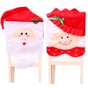 6x Christmas Cute Lady Santa Hat Chair Covers Dinner Home Décor Ornaments Gift, Mrs Santa