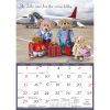 The Return Of Teddy 2023 Rectangle Wall Calendar 16 Months Planner New Year Gift