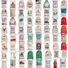 Large Christmas XMAS Hessian Santa Sack Stocking Bag Reindeer Children Gifts Bag, Cream – Delivery Enclosed Gift