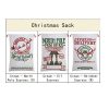 50x70cm Canvas Hessian Christmas Santa Sack Xmas Stocking Reindeer Kids Gift Bag, Cream – Bell