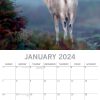 Country Wildlife 2024 Square Wall Calendar Cute Animals 16 Month Premium Planner