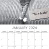 Moggies – 2024 Square Wall Calendar Pets Animals 16 Months Premium Planner Gift