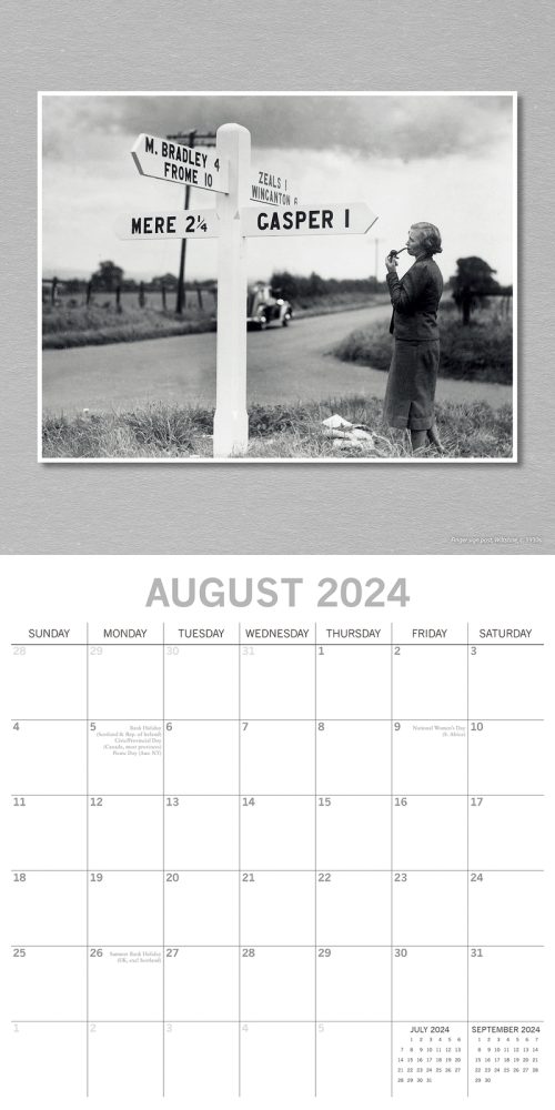 Classic Photography – 2024 Square Wall Calendar 16 Months Arts Planner Xmas Gift