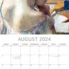 Degas – 2024 Square Wall Calendar 16 Months Arts Planner Christmas New Year Gift