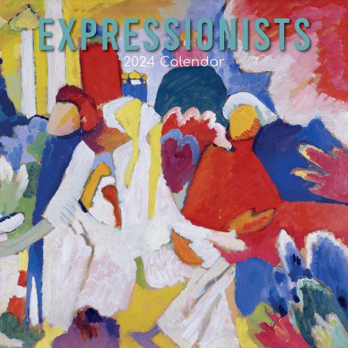 Expressionists – 2024 Square Wall Calendar 16 Months Arts Planner New Year Gift