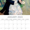Renoir – 2024 Square Wall Calendar 16 Month Arts Planner Christmas New Year Gift
