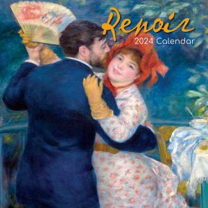 Renoir - 2024 Square Wall Calendar 16 Month Arts Planner Christmas New Year Gift