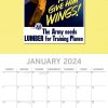 World War Posters 2024 Square Wall Calendar 16 Months Arts Planner New Year Gift