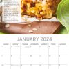 Baking – 2024 Square Wall Calendar 16 Month Food Planner w Delicious Recipes