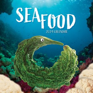 Sea Food - 2024 Square Wall Calendar 16 Months Planner Christmas New Year Gift