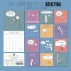 The Scary Reality of Adulting – 2024 Square Wall Calendar 16 Months Planner Gift