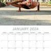 Yoga 2024 Square Wall Calendar 16 Months Premium Planner Christmas New Year Gift