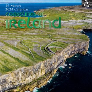 Coastlines of Ireland - 2024 Square Wall Calendar 16 Month Planner New Year Gift