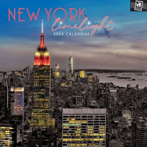 New York Limelight - 2024 Square Wall Calendar 16 Months Planner New Year Gift