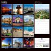 Paris 2024 Square Wall Calendar 16 Month Premium Planner Christmas New Year Gift