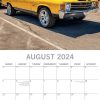 American Muscle Cars – 2024 Square Wall Calendar 16 Months Planner New Year Gift