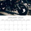 Biker Babes – 2024 Square Wall Calendar 16 Month Planner Christmas New Year Gift