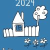 Family Home Organiser 2024 Slimline Slim Wall Calendar Hanging Planner New Year