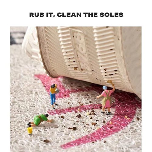 Cartoon door entry anti-slip rug scraping mud rubbing soil pvc wire ring floor mat