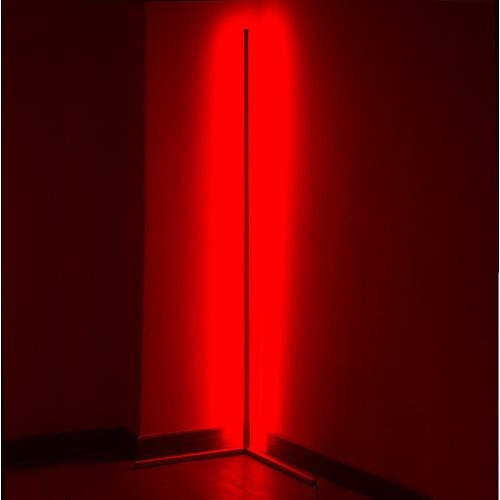 Modern – Colour RGB – Minimalist LED Corner Floor Lamp – White – Mood Lighting