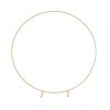 3M Gold Wedding Hoop Round Circle Arch Backdrop Flower Display Stand Frame Background