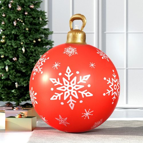 Christmas Inflatable Ball 60cm Decoration Giant Bauble Red