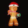 Christmas Inflatable Bear Doll 2.4M Outdoor Decorations Lights