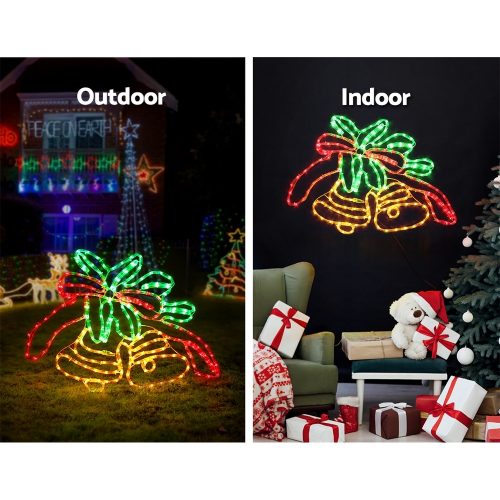 Christmas Lights Motif LED Light Outdoor Decorations 76cm Bell