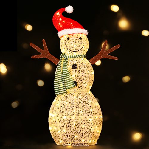 Christmas Lights LED Rope Light Snowman 97CM Motif 3D Decoration
