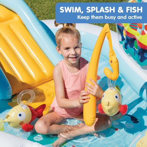 Intex 57162NP Fishing Fun Play Centre Inflatable Kids Swimming Pool