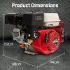 7HP Horizontal Key Shaft Q Type Petrol ENGINE – Electric Start