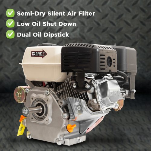 7HP Horizontal Key Shaft Q Type Petrol ENGINE – Electric Start