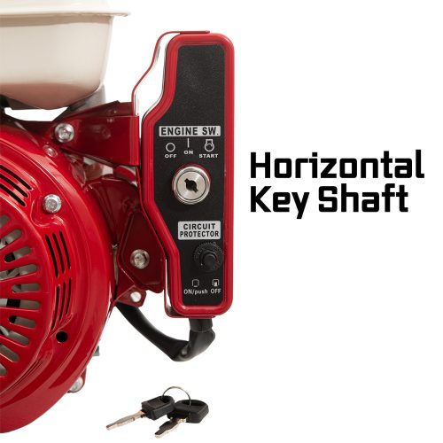 7HP Horizontal Key Shaft Q Type Petrol ENGINE – Electric Start