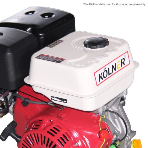 Kolner 16hp 25.4mm Horizontal Key Shaft Q Type Petrol Engine – Recoil Start