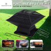 Wallaroo Outdoor Fire Pit for BBQ, Grilling, Cooking, Camping- Portable