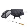 Wallaroo Outdoor Fire Pit for BBQ, Grilling, Cooking, Camping- Portable