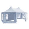 Wallaroo 6×4.5m Wedding Gazebo Marquee with Sidewalls