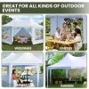 Wallaroo 6×4.5m Wedding Gazebo Marquee with Sidewalls