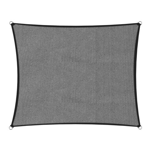 Wallaroo Outdoor Sun Shade Sail Canopy Grey Square