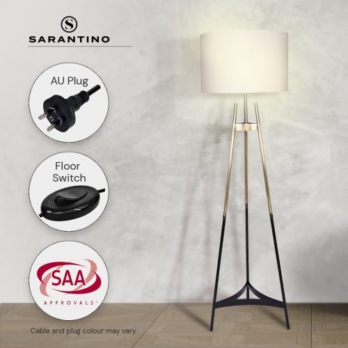 Sarantino Gradient Tripod Floor Lamp