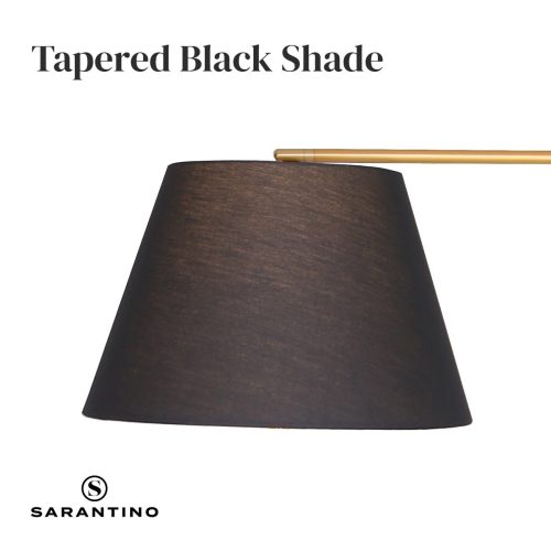 Sarantino Arc Floor Lamp with Empire Shade