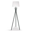 Sarantino Tripod Floor Lamp in Metal and Antique Brass