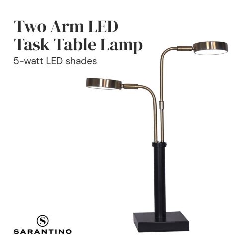 Sarantino LED Metal Table Lamp